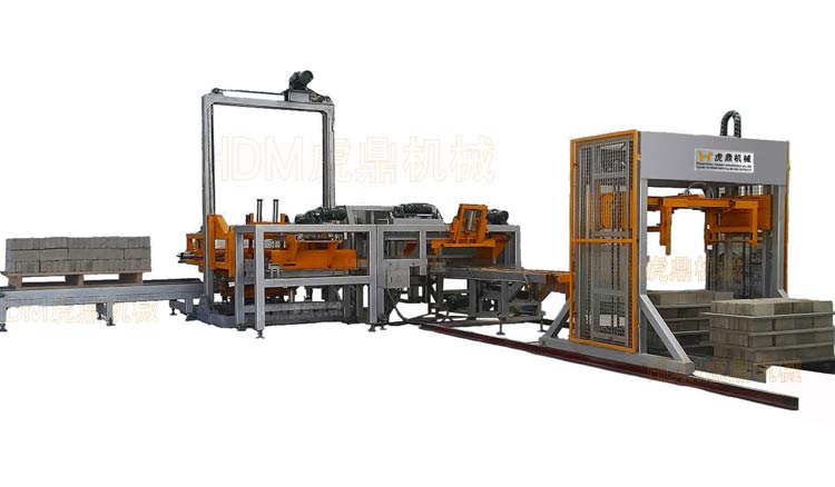 Automatic bricks collecting product line