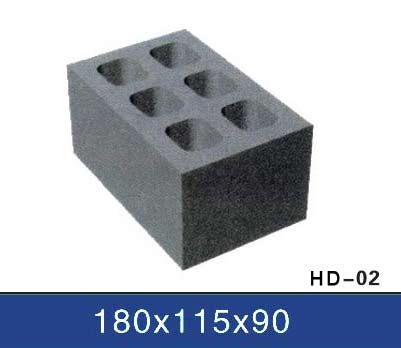 Six hole cement brick