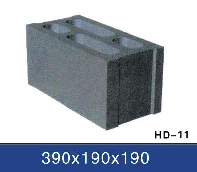 Hollow concrete block