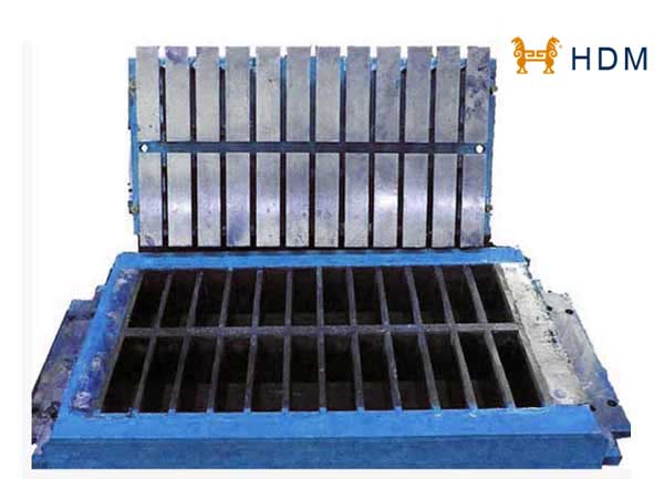 solid cement brick mould