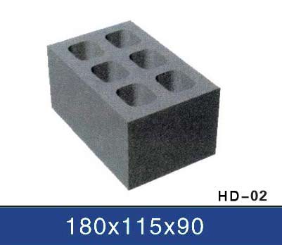 Six hole cement brick