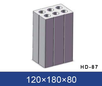 Cement hollow brick concrete block
