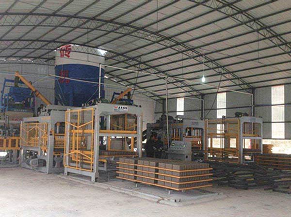  cement brick production double line